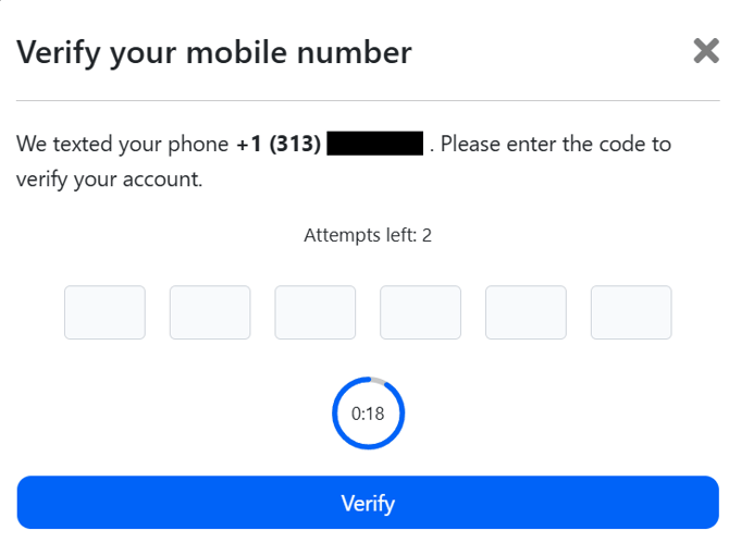 2FA - Add Number Code Verification 3