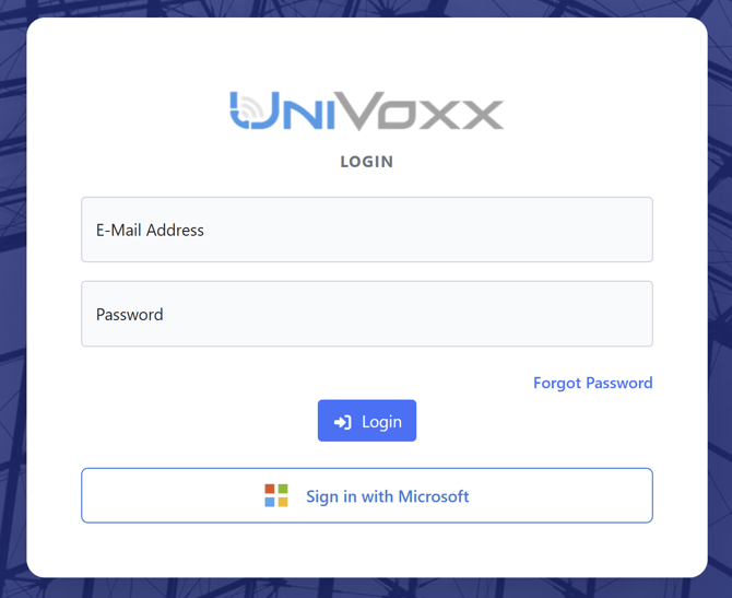 2FA - UniVoxx Portal