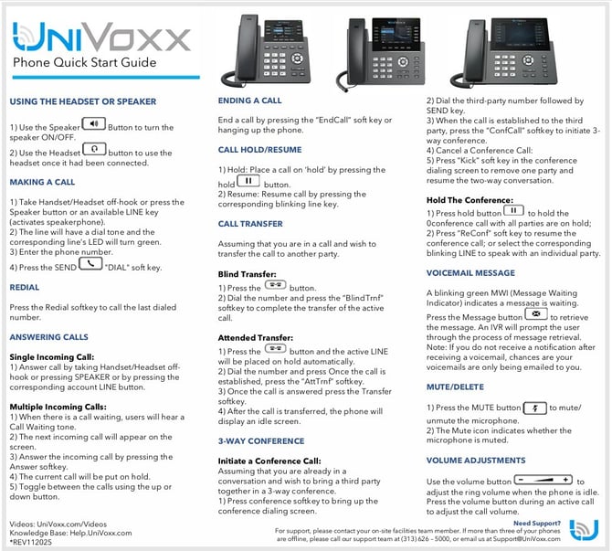 UV Quick Phone Guide 1