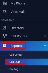 access call logs